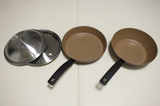 모멘토 마론 프라이팬 26cm 3종 (26cm팬/26cm웍팬/호환 스티머+돔뚜껑) — 5점을 준 리뷰어가 2022년 9월 올린 사용 사진