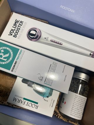 루토닉스 믿쓰박스 볼륨부스터 두피 홈케어 솔루션 — 5점을 준 리뷰어가 2021년 12월 올린 사용 사진