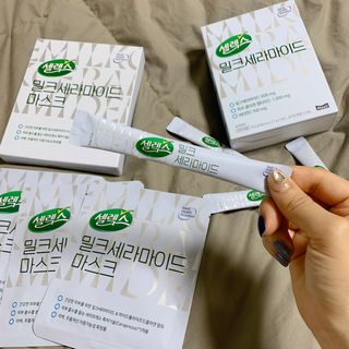 셀렉스스포츠 셀렉스 밀크세라마이드 저분자피쉬콜라겐 28포 X 1박스 — 4점을 준 리뷰어가 2021년 6월 올린 사용 사진