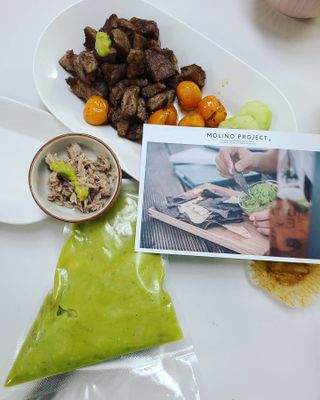 [몰리노 프로젝트] 클래식 과카몰리/ 트러플 과카몰리/ 와사비 과카몰리 — 5점을 준 리뷰어가 2021년 5월 올린 사용 사진
