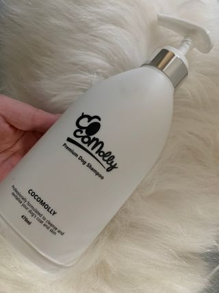 예민한 피부를 위한 코코몰리 All in one 자연유래 샴푸 — 5점을 준 리뷰어가 2021년 3월 올린 사용 사진