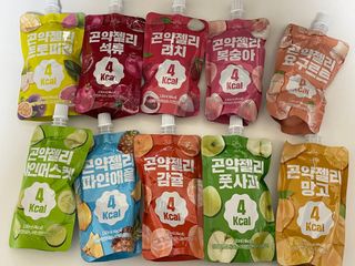 참앤들황토농원 10가지 맛, 입맛대로 스페셜하게~ 가볍게 한 포 땡! 곤약젤리 스페셜 패키지 130ml x 30포 — 5점을 준 리뷰어가 2023년 1월 올린 사용 사진