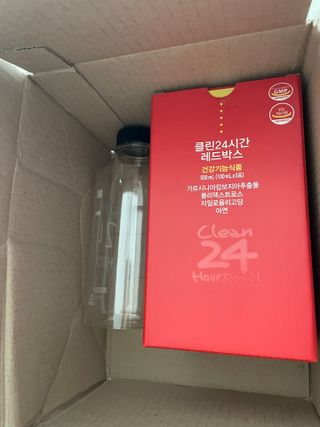 클린24시간 레드박스 1BOX(5포) + 전용보틀(500ml) — 5점을 준 리뷰어가 2024년 3월 올린 사용 사진