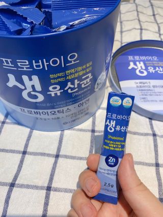 서울약사신협_프로바이오생유산균_2.5G x 100포 — 5점을 준 리뷰어가 2021년 2월 올린 사용 사진