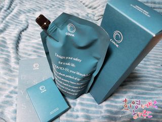 코박 스프레이 살균 선물세트 (살균스프레이+스페이스살균제+쇼핑백) — 4.5점을 준 리뷰어가 2022년 4월 올린 사용 사진