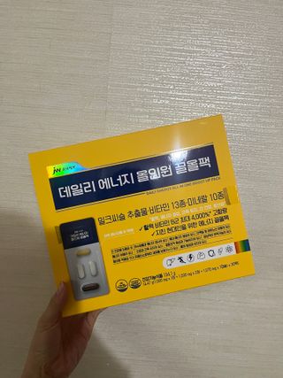 JW중외제약 [구매평] 데일리 에너지 올인원 끌올팩 — 4점을 준 리뷰어가 2025년 7월 올린 사용 사진