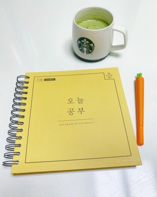 리훈 여러분의 오늘을 채워나갈 수 있도록 도와줄 오늘공부 1년용 스터디플래너 — 4점을 준 리뷰어가 2021년 3월 올린 사용 사진