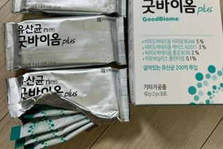 프리마인 유산균 국가지정연구소 선정, 살아있는 생유산균 200억 마리의 힘. 유산균n굿바이옴플러스 — 5점을 준 리뷰어가 2022년 4월 올린 사용 사진
