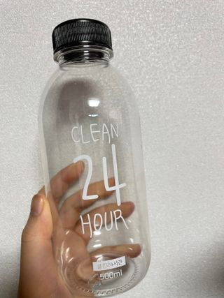 클린24시간 1BOX(5포) + 전용보틀(500ml) — 5점을 준 리뷰어가 2022년 8월 올린 사용 사진