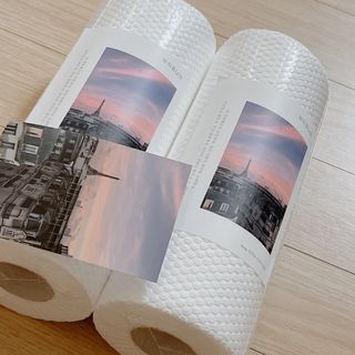 부직포나라 중금속유해물질ZERO 뜯어쓰는 주방 일회용수세미 60매 2매 — 5점을 준 리뷰어가 2022년 11월 올린 사용 사진
