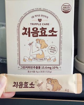 처음효소 편안한 속 체지방 관리 그린커피빈 곡물효소 — 5점을 준 리뷰어가 2023년 8월 올린 사용 사진