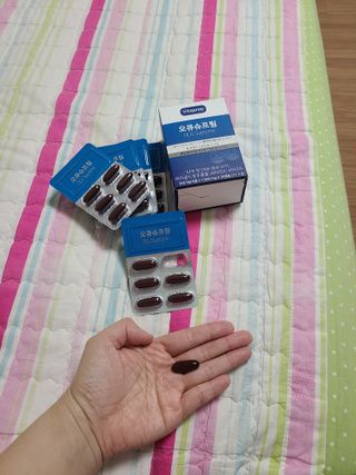 뉴트리션팩토리 비타프렙 오큐슈프림 루테인 오메가3 1050mg — 5점을 준 리뷰어가 2021년 10월 올린 사용 사진