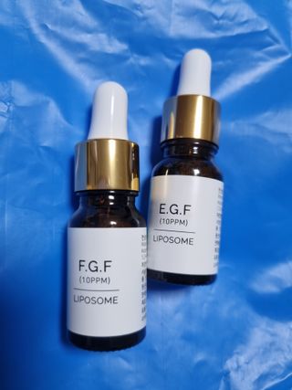 랑팡 EGF+FGF 10ppm 리포좀 앰플 원액 10ml — 5점을 준 리뷰어가 2021년 10월 올린 사용 사진