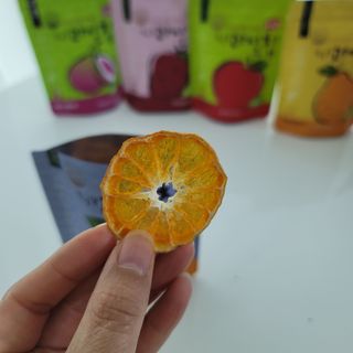 아비삭과일칩 5종 /딸기,사과,배,귤,무화과 5종 — 3점을 준 리뷰어가 2021년 4월 올린 사용 사진