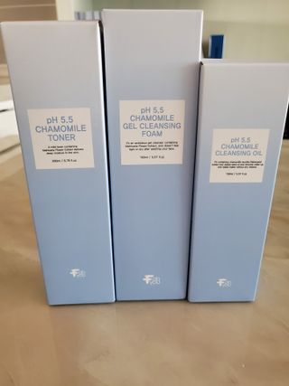 페브유 / FABYOU 페브유 pH5.5 캐모마일 젤 클렌징 폼 + 클렌징 오일 + 토너 3종 세트 — 4점을 준 리뷰어가 2021년 7월 올린 사용 사진