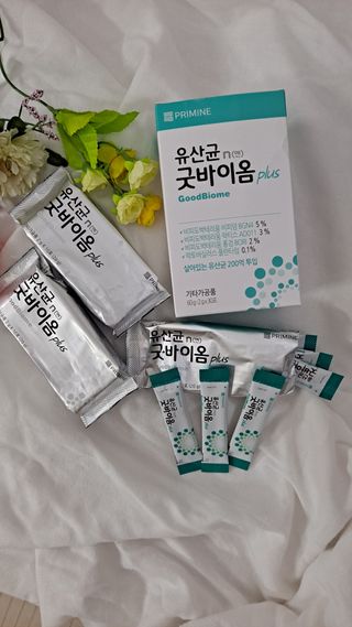 프리마인 유산균 국가지정연구소 선정, 살아있는 생유산균 200억 마리의 힘. 유산균n굿바이옴플러스 — 5점을 준 리뷰어가 2021년 9월 올린 사용 사진