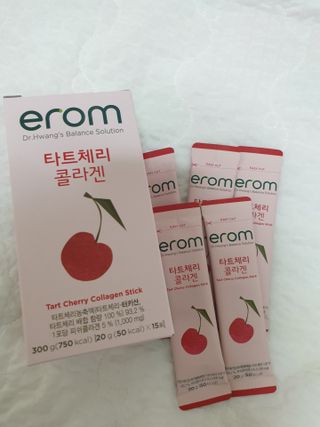이롬 erom 타트체리 콜라겐 — 5점을 준 리뷰어가 2021년 3월 올린 사용 사진