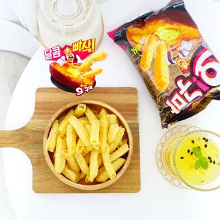 꿀버터 오!구마 꿀버터 오구마 16봉 — 5점을 준 리뷰어가 2021년 7월 올린 사용 사진