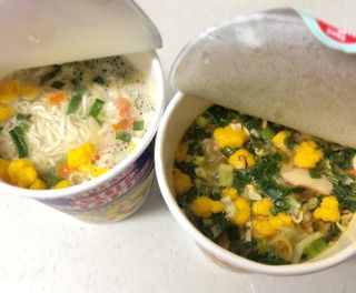 NISSIN 닛신 컵누들  4종 - 씨푸드오리지날, 씨푸드 스파이시, 씨푸드 커리, 씨푸드 XO소스 — 5점을 준 리뷰어가 2021년 11월 올린 사용 사진