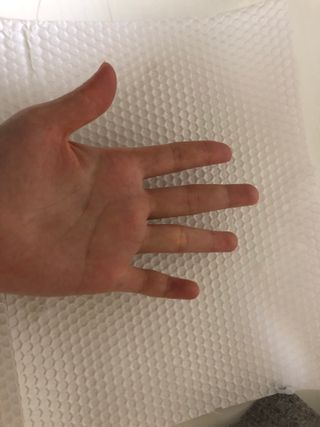 부직포나라 중금속유해물질ZERO 뜯어쓰는 주방 일회용수세미 60매 2매 — 4점을 준 리뷰어가 2022년 9월 올린 사용 사진