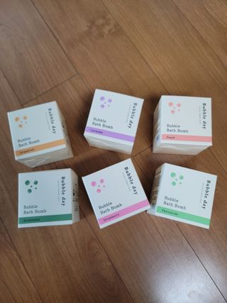 버블데이 배쓰밤 거품입욕제 버블바 6종 — 5점을 준 리뷰어가 2021년 8월 올린 사용 사진