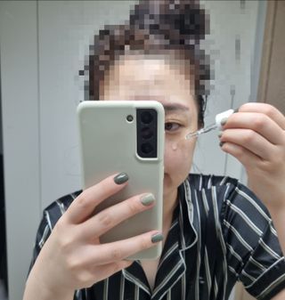 체르엠 스템앤셀 비타민 브라이트닝 에센스 30ml 1개 — 4.5점을 준 리뷰어가 2021년 10월 올린 사용 사진