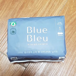 블루블루 유기농 순면 커버 생리대 — 5점을 준 리뷰어가 2021년 2월 올린 사용 사진