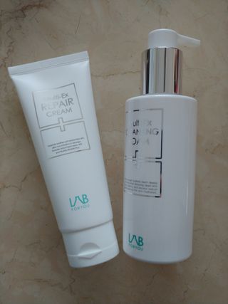 LAB FOR YOU 멀티엑스리페어크림 + 멀티엑스클렌징폼 — 5점을 준 리뷰어가 2022년 10월 올린 사용 사진