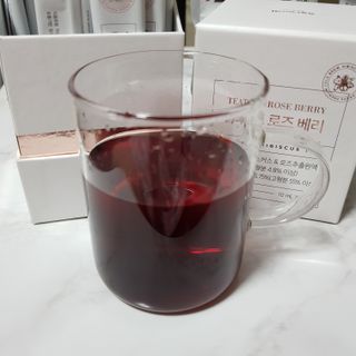 세렌디뷰티_이너뷰티 티톡스 로즈 베리 — 5점을 준 리뷰어가 2021년 3월 올린 사용 사진