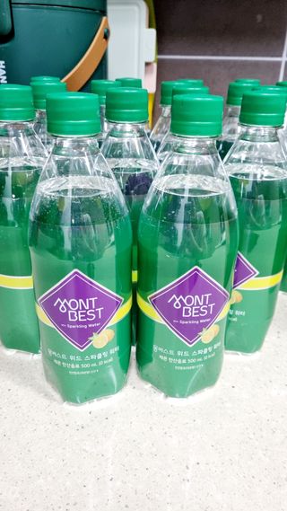 몽베스트 Montbest with Sparkling water Lemon OR Lime 20병(랜덤) — 5점을 준 리뷰어가 2021년 10월 올린 사용 사진