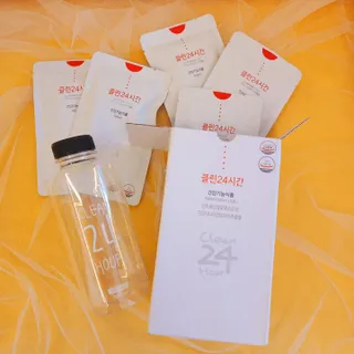 클린24시간 1BOX(5포) + 전용보틀(500ml) — 5점을 준 리뷰어가 2022년 9월 올린 사용 사진