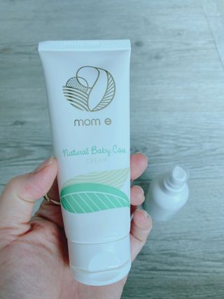 mom e 맘이 내추럴 베이비 케어 크림+바디오일 — 5점을 준 리뷰어가 2021년 1월 올린 사용 사진
