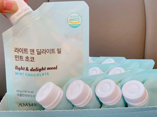 아므_이너뷰티 라이트 앤 딜라이트 밀 민트 초코 — 5점을 준 리뷰어가 2021년 7월 올린 사용 사진