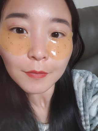 트리마이 하이드로겔 아이패치 — 5점을 준 리뷰어가 2021년 3월 올린 사용 사진