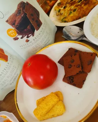 신상품) 딜라이트 프로젝트 프로틴  브라우니칩/ 카스테라칩 총 6EA — 5점을 준 리뷰어가 2022년 5월 올린 사용 사진