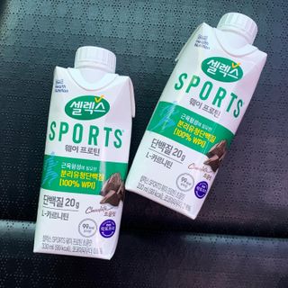 셀렉스스포츠 셀렉스 스포츠 드링크 초콜릿 _ 330ml x 12팩 — 5점을 준 리뷰어가 2021년 11월 올린 사용 사진