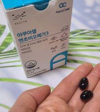메디포스트 모비타 아쿠아셀 엔초비오메가3 60캡슐 — 5점을 준 리뷰어가 2022년 12월 올린 사용 사진