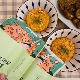 [푸딩팩토리] 요잇조잇 닭갈비 닭가슴살/김치 닭가슴살 곤약볶음밥 2종 (김치볶음밥 2개 닭갈비 볶음밥 1개) — 5점을 준 리뷰어가 2022년 8월 올린 사용 사진