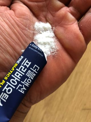 메이준뉴트리 더블액션 프리바이오틱스 플러스+ — 5점을 준 리뷰어가 2021년 3월 올린 사용 사진