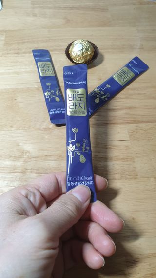 광동생활건강 나우 [광동] 배도라지 쌍화스틱 10mL x 100포 — 5점을 준 리뷰어가 2023년 2월 올린 사용 사진