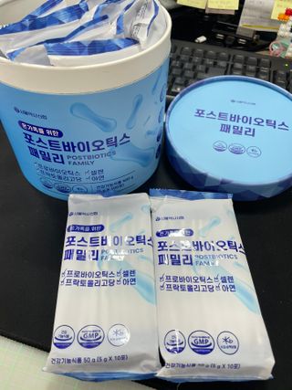 서울약사신협_포스트바이오틱스패밀리_5g x 100포 — 5점을 준 리뷰어가 2021년 3월 올린 사용 사진