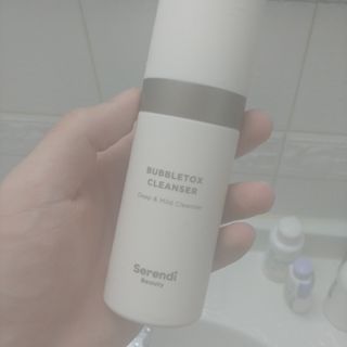 세렌디뷰티 버블톡스 클렌져 — 4점을 준 리뷰어가 2021년 3월 올린 사용 사진