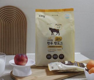 오마뎅 한우핫도그 — 5점을 준 리뷰어가 2021년 7월 올린 사용 사진