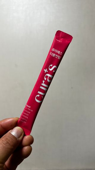 [큐라에스] 최신 다이어트 원료! 6중 기능성 더블컷팅 126g(2주일 분) — 5점을 준 리뷰어가 2023년 12월 올린 사용 사진