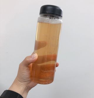 뉴트리션팩토리 하드코어버닝티 오리지널 — 5점을 준 리뷰어가 2021년 9월 올린 사용 사진