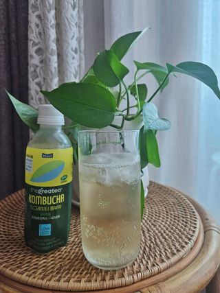 더그레잇티 콤부차 [매일유업] 더그레잇티 44kcal 콤부차 300ml *12개입 (오리지널 6개+베리리치 6개) — 5점을 준 리뷰어가 2023년 8월 올린 사용 사진