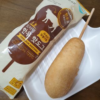 오마뎅 한우핫도그 — 5점을 준 리뷰어가 2021년 5월 올린 사용 사진