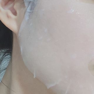 쿠피 피디알엔 연어 더마 페이셜 마스크 — 5점을 준 리뷰어가 2021년 11월 올린 사용 사진