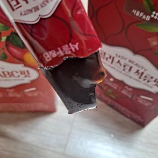 서울에프엔비 콜라스틴 3종 뷰티젤리스틱 45입 [ABC핏 15입 /  석류핏 15입 / 청스피루리나 15입] — 5점을 준 리뷰어가 2021년 9월 올린 사용 사진