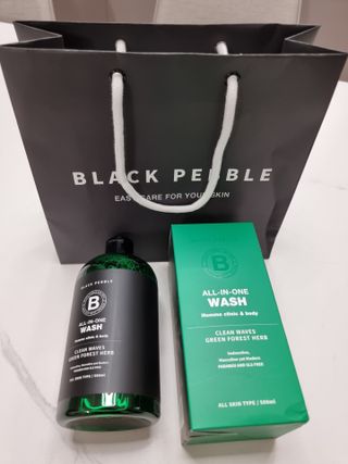 블랙페블 남성청결제 올인원 바디워시 클린 웨이브 — 5점을 준 리뷰어가 2021년 5월 올린 사용 사진
